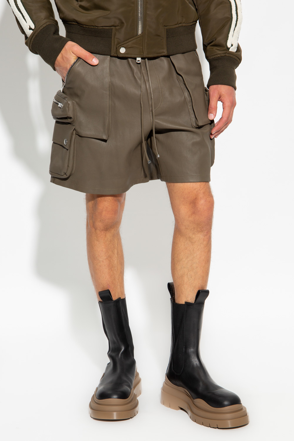 Leather shorts outlet canada